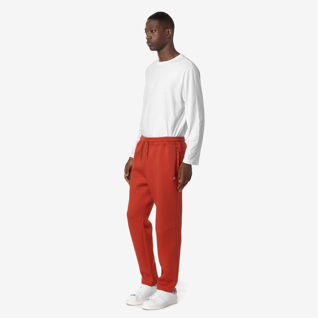 Pants_MAN_MICKA SPACER_Sport Trousers_Red Pompeian - Commercial 5