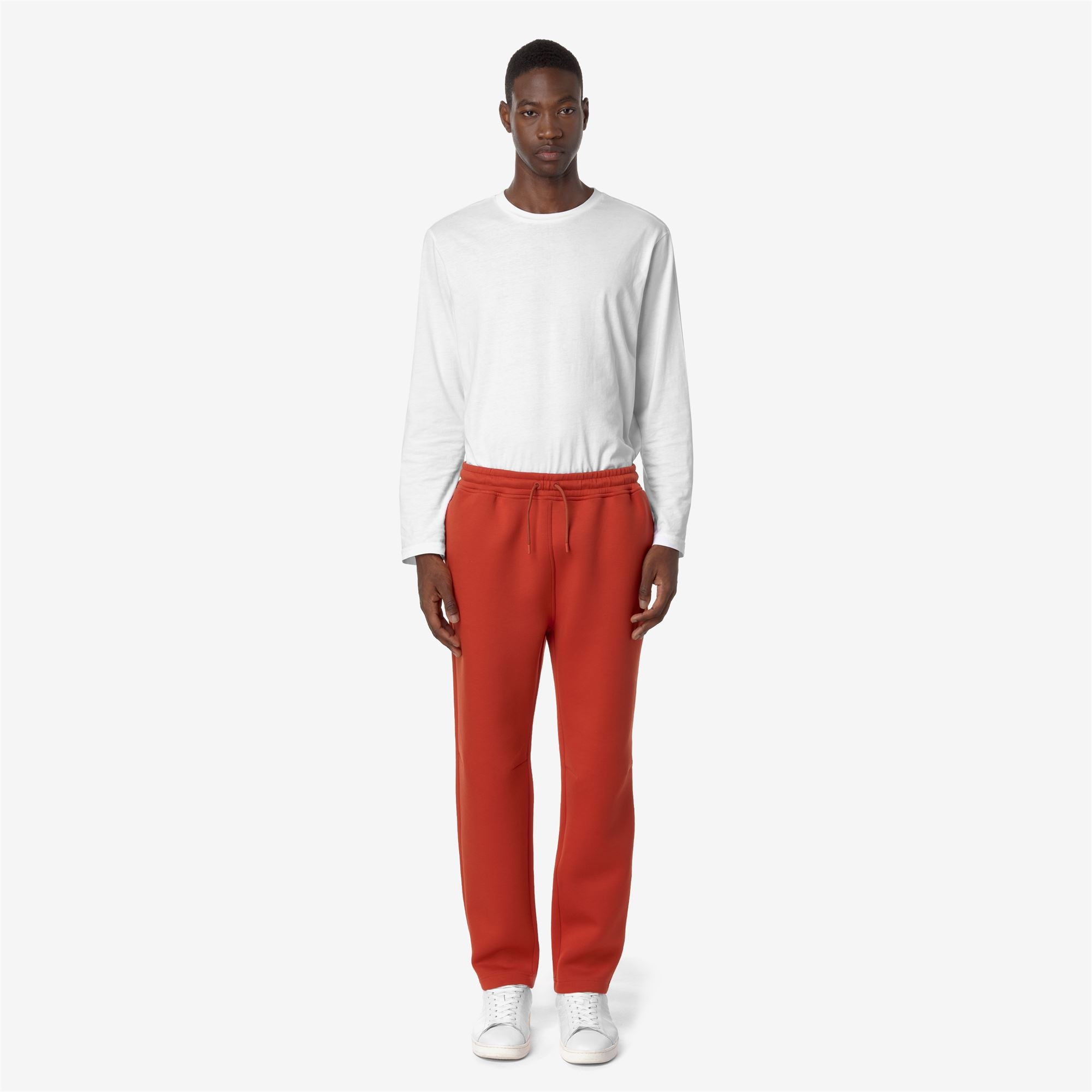 Pants_MAN_MICKA SPACER_Sport Trousers_Red Pompeian - Commercial 4