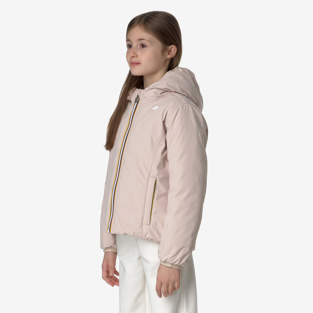 Jackets_GIRL_P. LILY ST THERMO DOUBLE_Short_Pink Tint - Green Cypress - Commercial 5