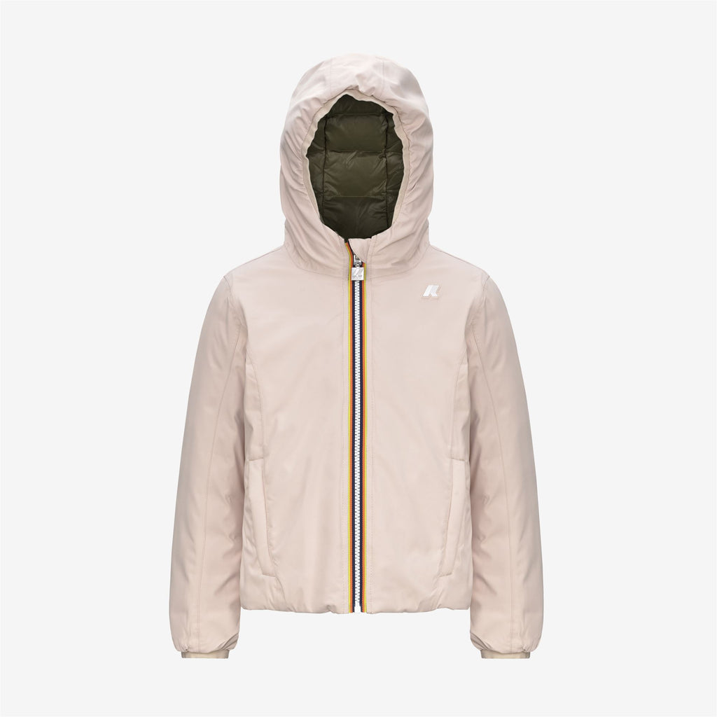 Jackets_GIRL_P. LILY ST THERMO DOUBLE_Short_Pink Tint - Green Cypress - Commercial 1
