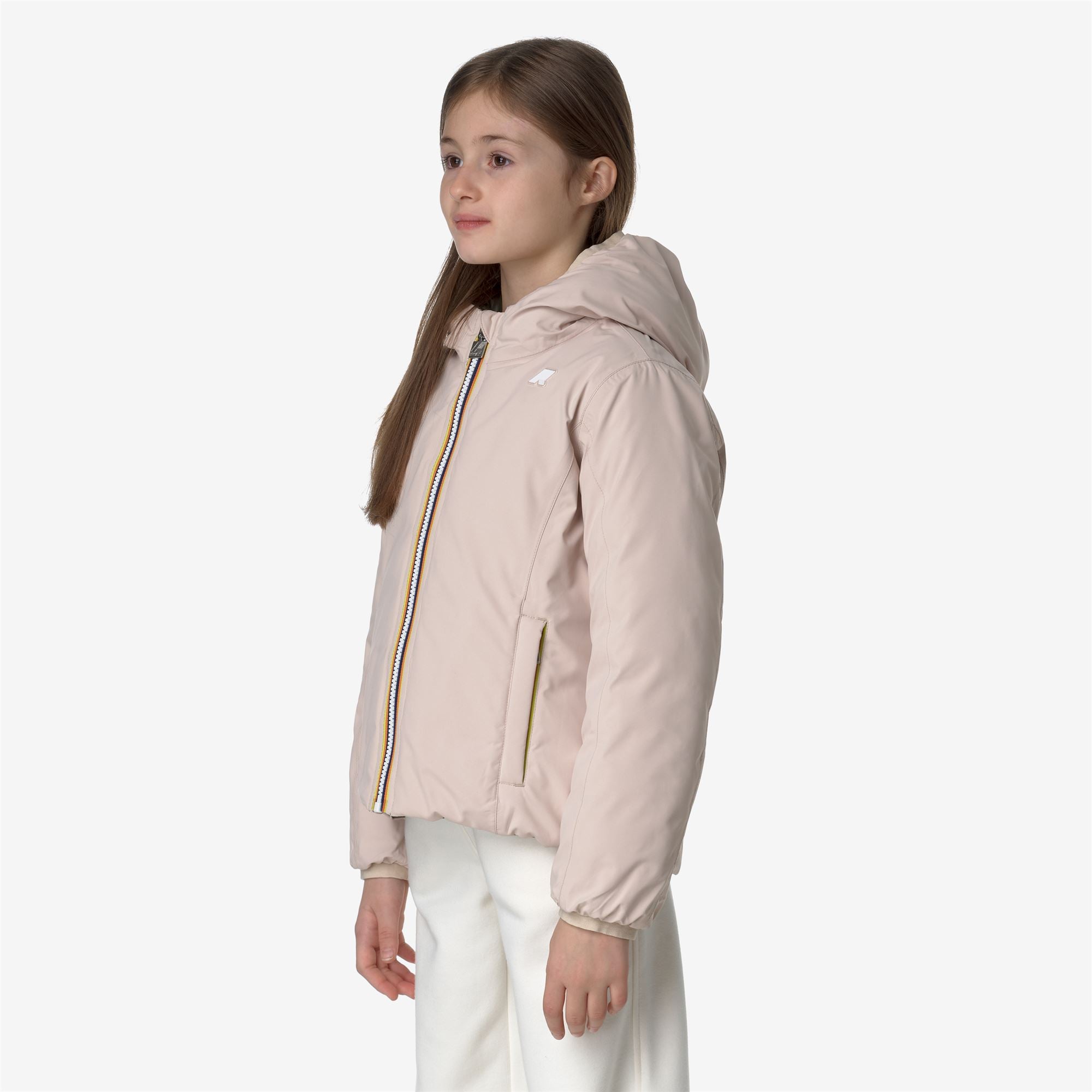 Jackets_GIRL_P. LILY ST THERMO DOUBLE_Short_Pink Tint - Green Cypress - Commercial 5