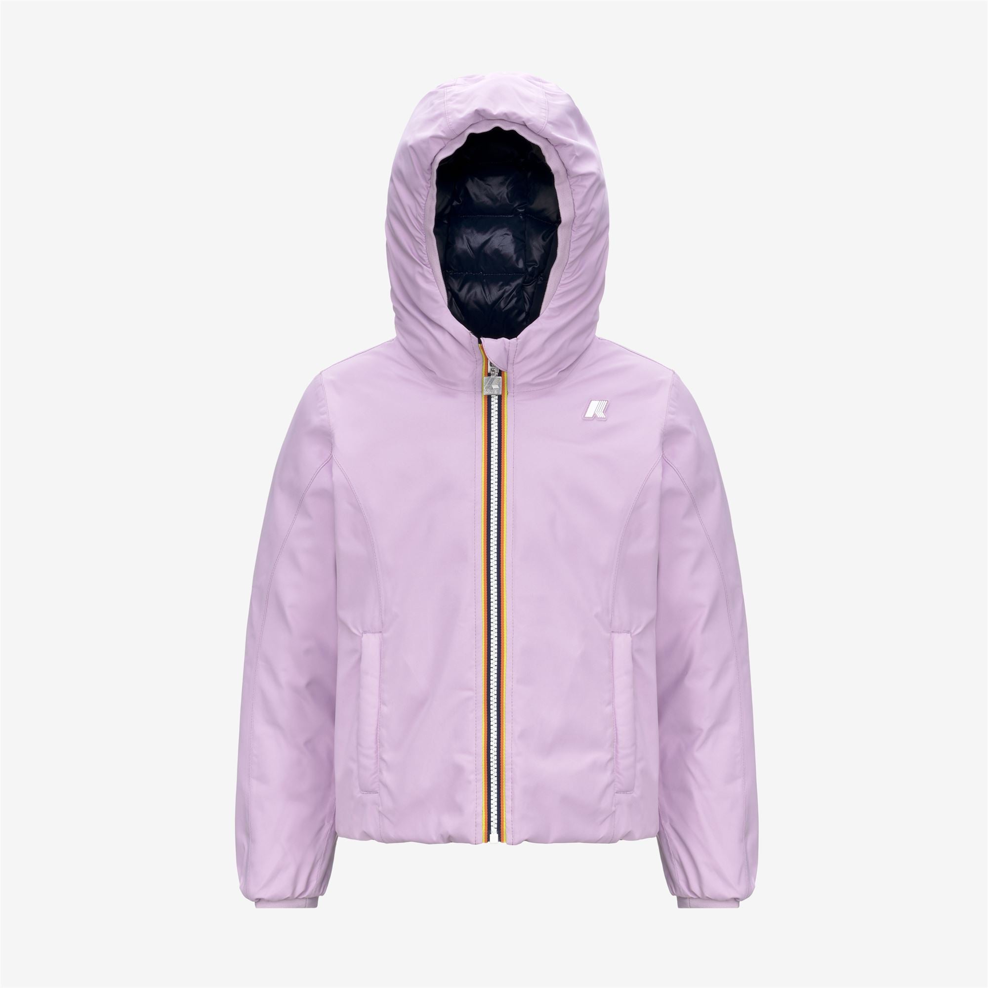 Jackets_GIRL_P. LILY ST THERMO DOUBLE_Short_Violet Lt Lilac - Blue Depth - Commercial 1