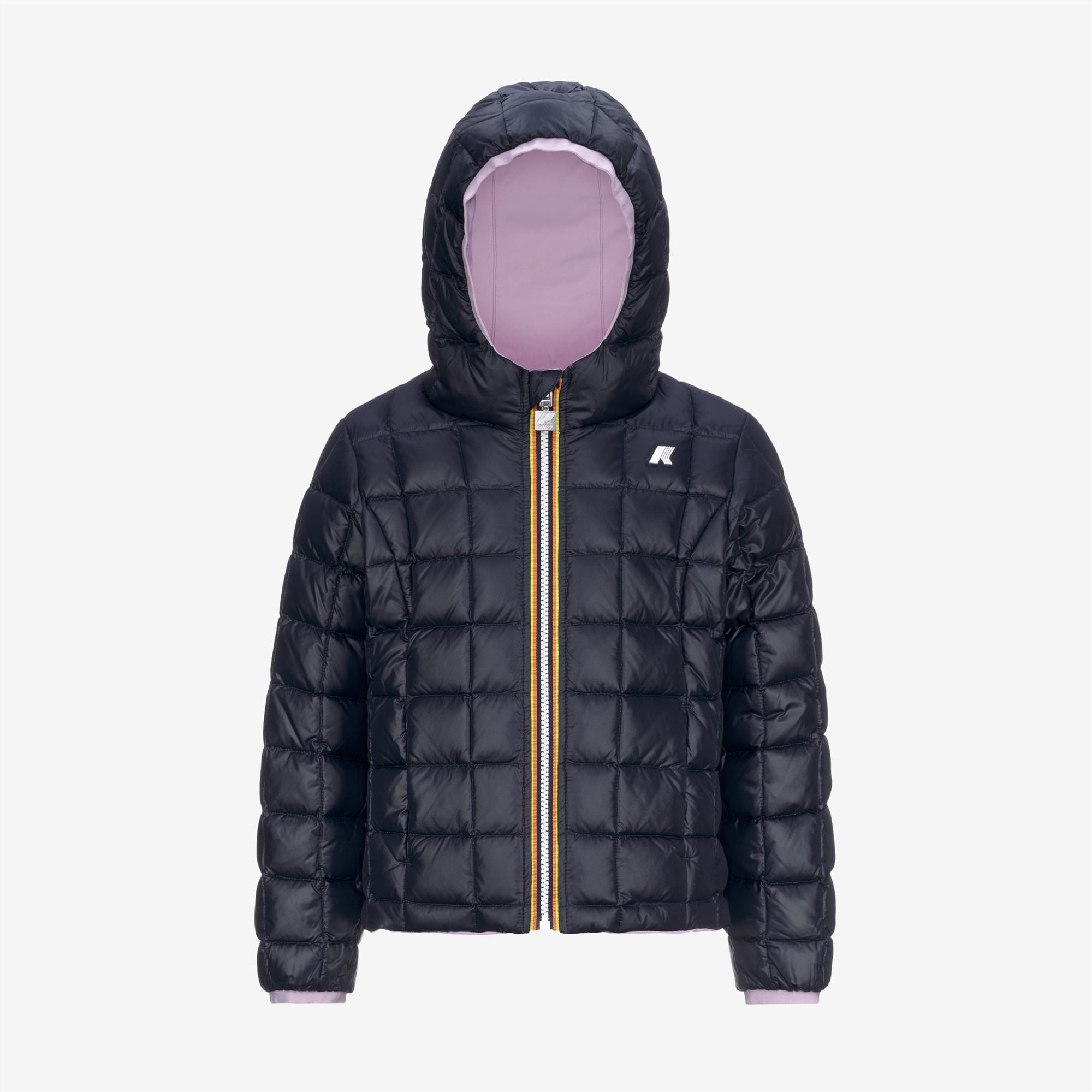 Jackets_GIRL_P. LILY ST THERMO DOUBLE_Short_Violet Lt Lilac - Blue Depth - Commercial 2