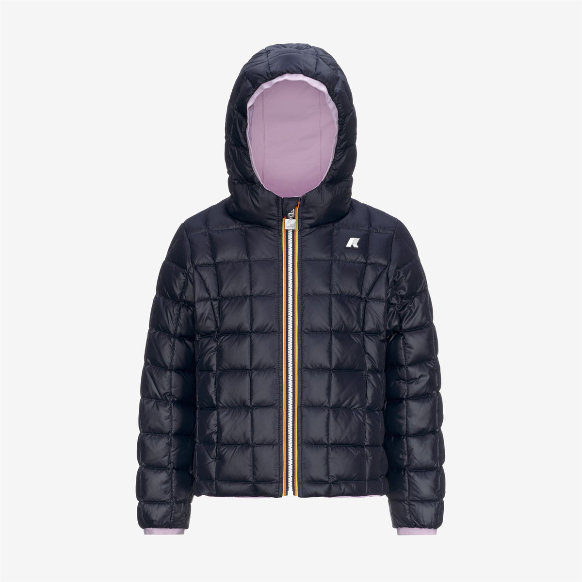 Jackets_GIRL_P. LILY ST THERMO DOUBLE_Short_Violet Lt Lilac - Blue Depth - Commercial 2
