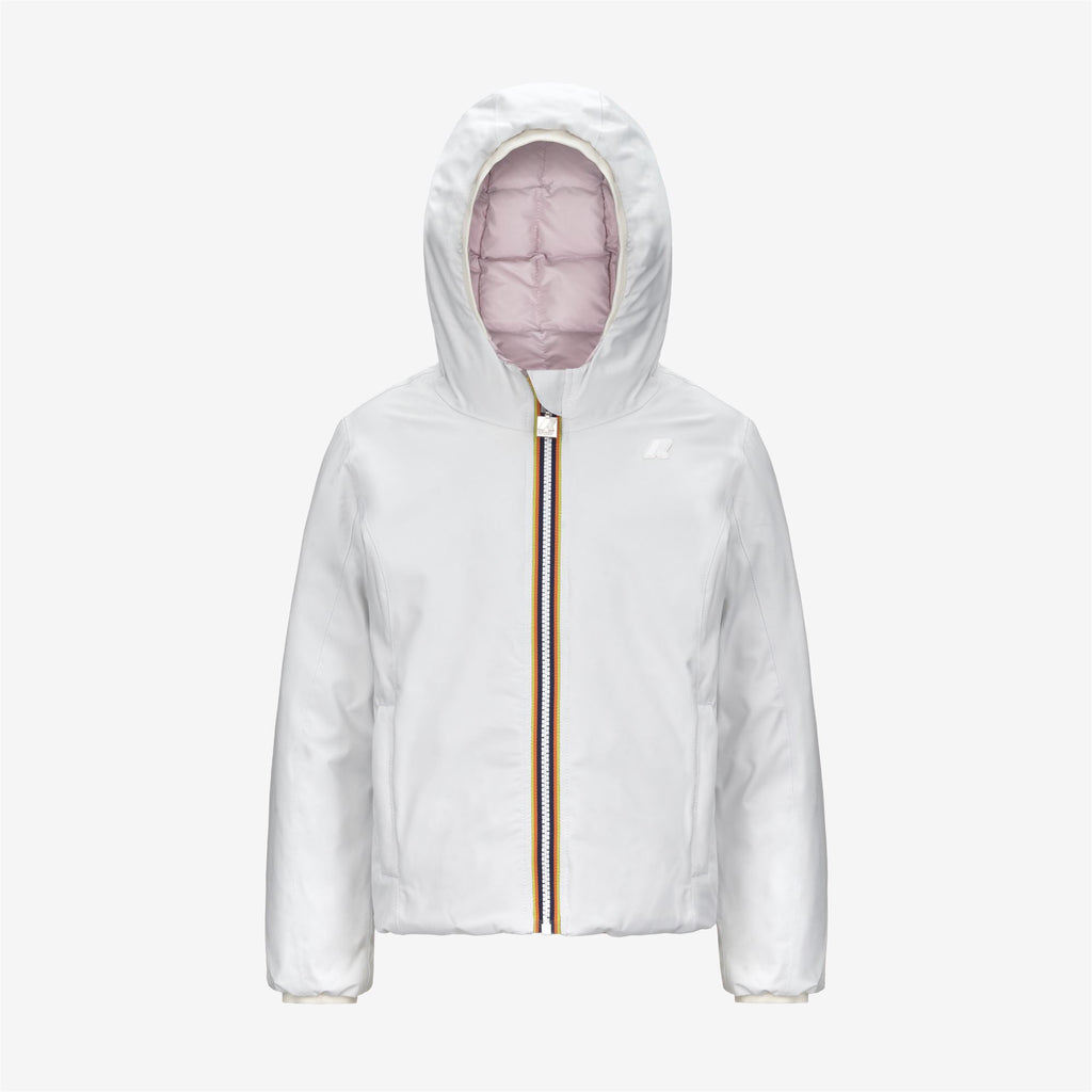Jackets_GIRL_P. LILY ST THERMO DOUBLE_Short_White Gardenia - Rose Hushed - Commercial 1