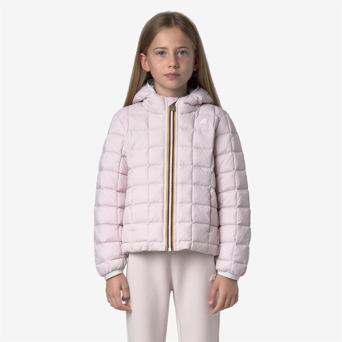 Jackets_GIRL_P. LILY ST THERMO DOUBLE_Short_White Gardenia - Rose Hushed - Commercial 7