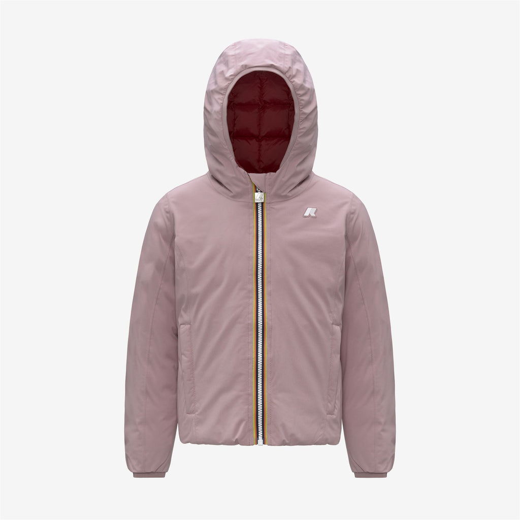 Jackets_GIRL_P. LILY ST THERMO DOUBLE_Short_Rose Pinkish - Red Syrah - Commercial 1