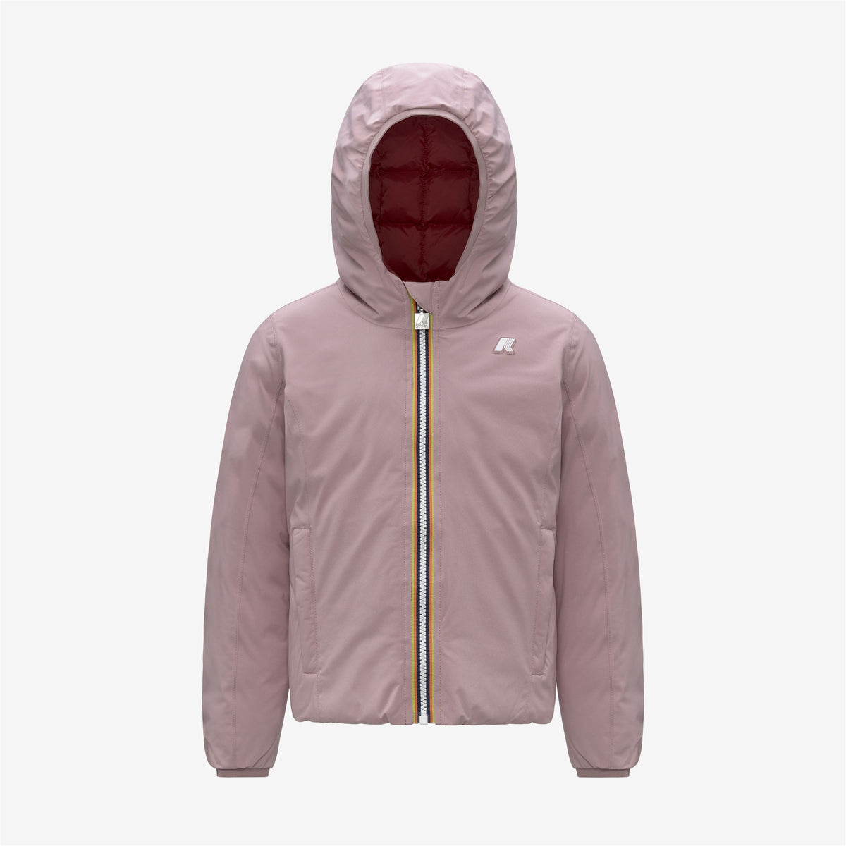 Jackets_GIRL_P. LILY ST THERMO DOUBLE_Short_Rose Pinkish - Red Syrah - Commercial 1