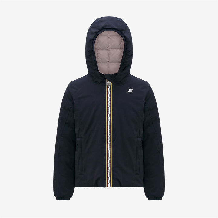 Blue girl's Reversible Winter Jacket with PrimaLoft Insulation 1