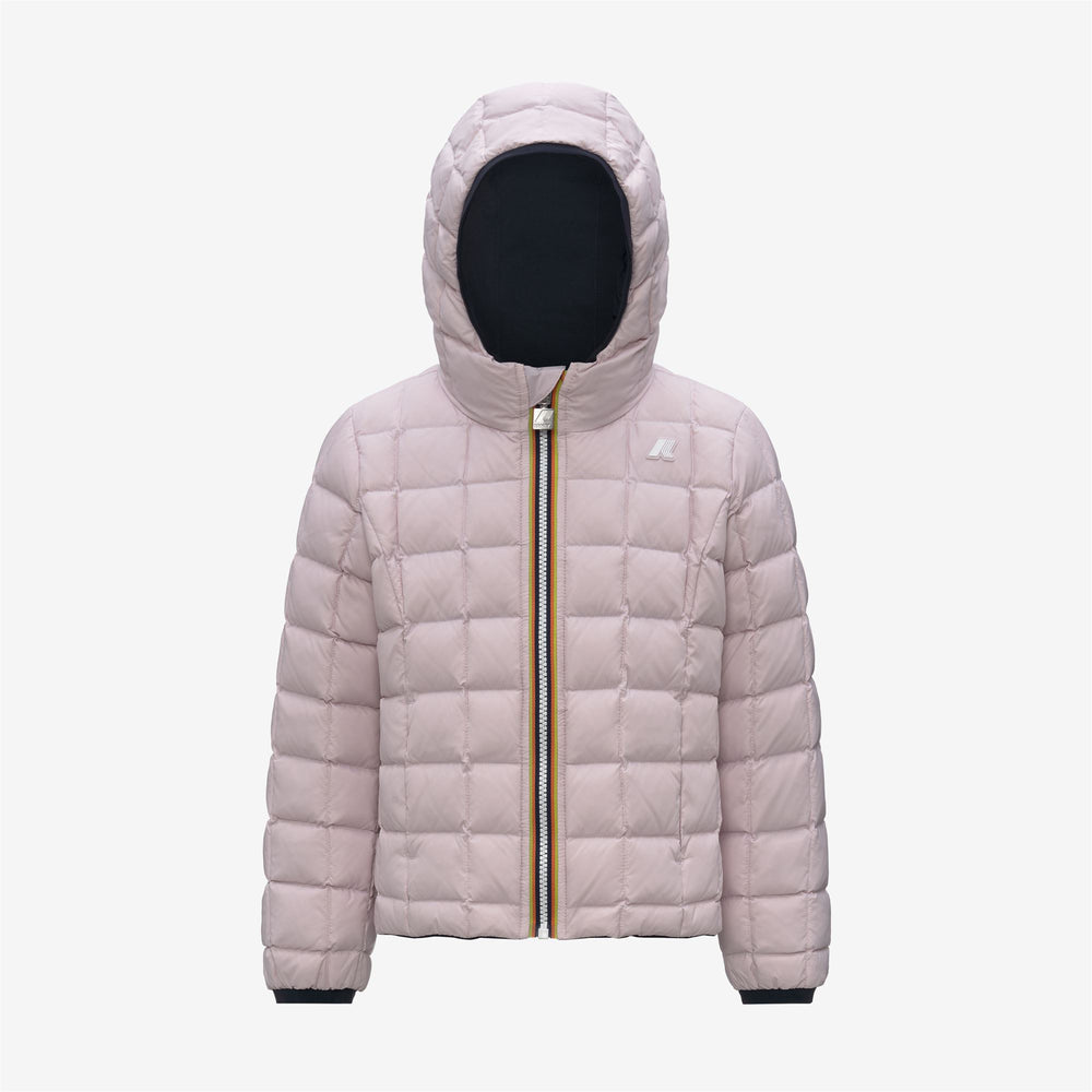 Giacca invernale reversibile blu da bambina con isolamento PrimaLoft 02