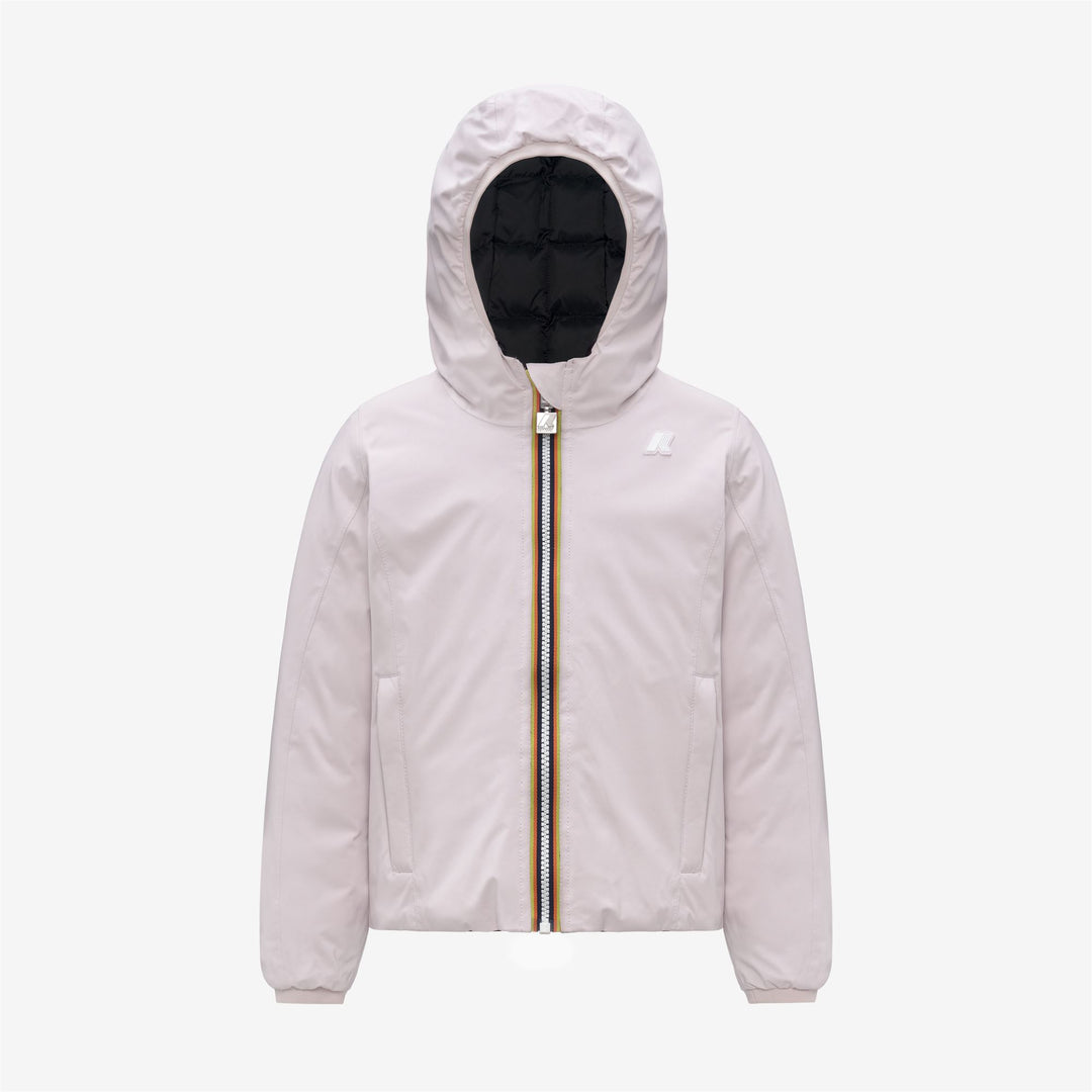 Giacca invernale reversibile isolante grigia per bambina 01