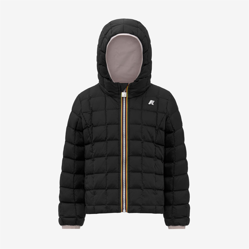 Jackets_GIRL_P. LILY ST THERMO DOUBLE_Short_Rose Hushed - Black Pure - Commercial 2