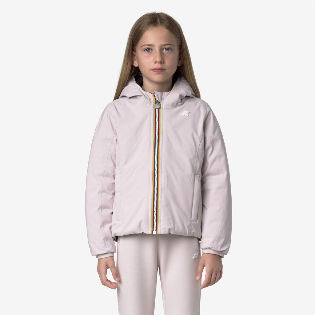 Jackets_GIRL_P. LILY ST THERMO DOUBLE_Short_Rose Hushed - Black Pure - Commercial 3