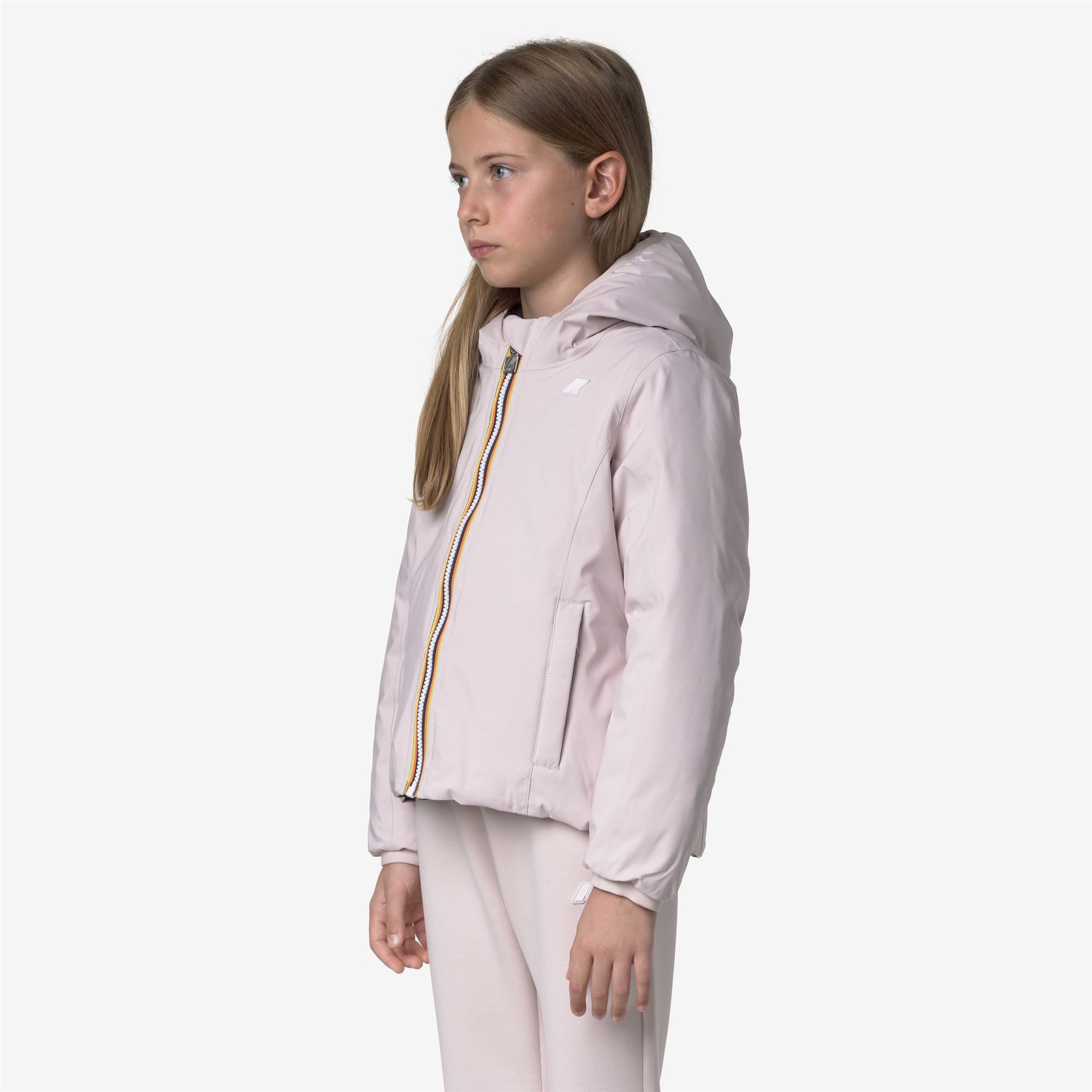 Jackets_GIRL_P. LILY ST THERMO DOUBLE_Short_Rose Hushed - Black Pure - Commercial 5