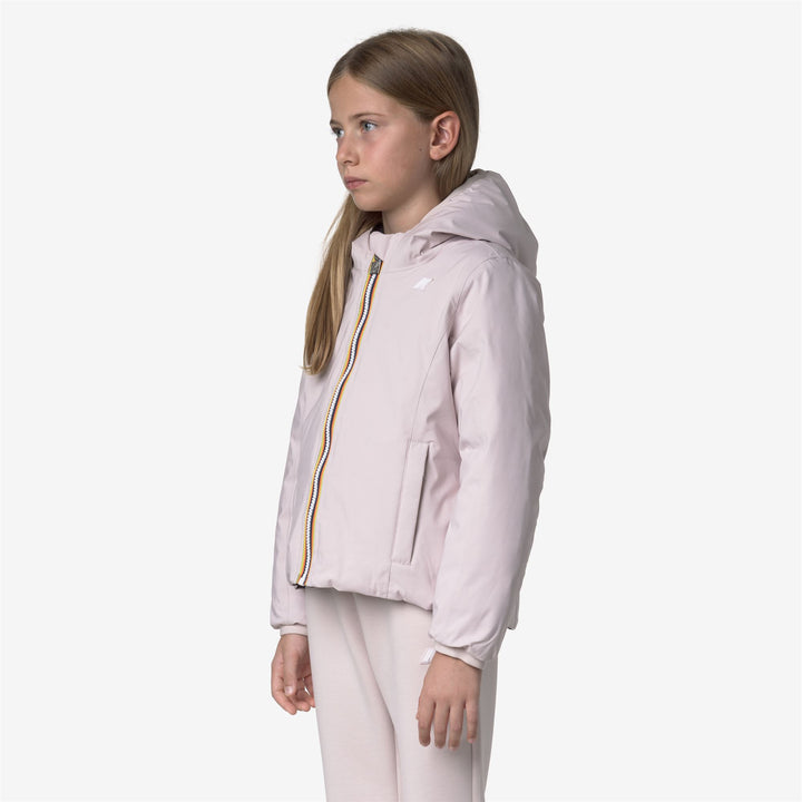 Giacca invernale reversibile isolante grigia per bambina 5