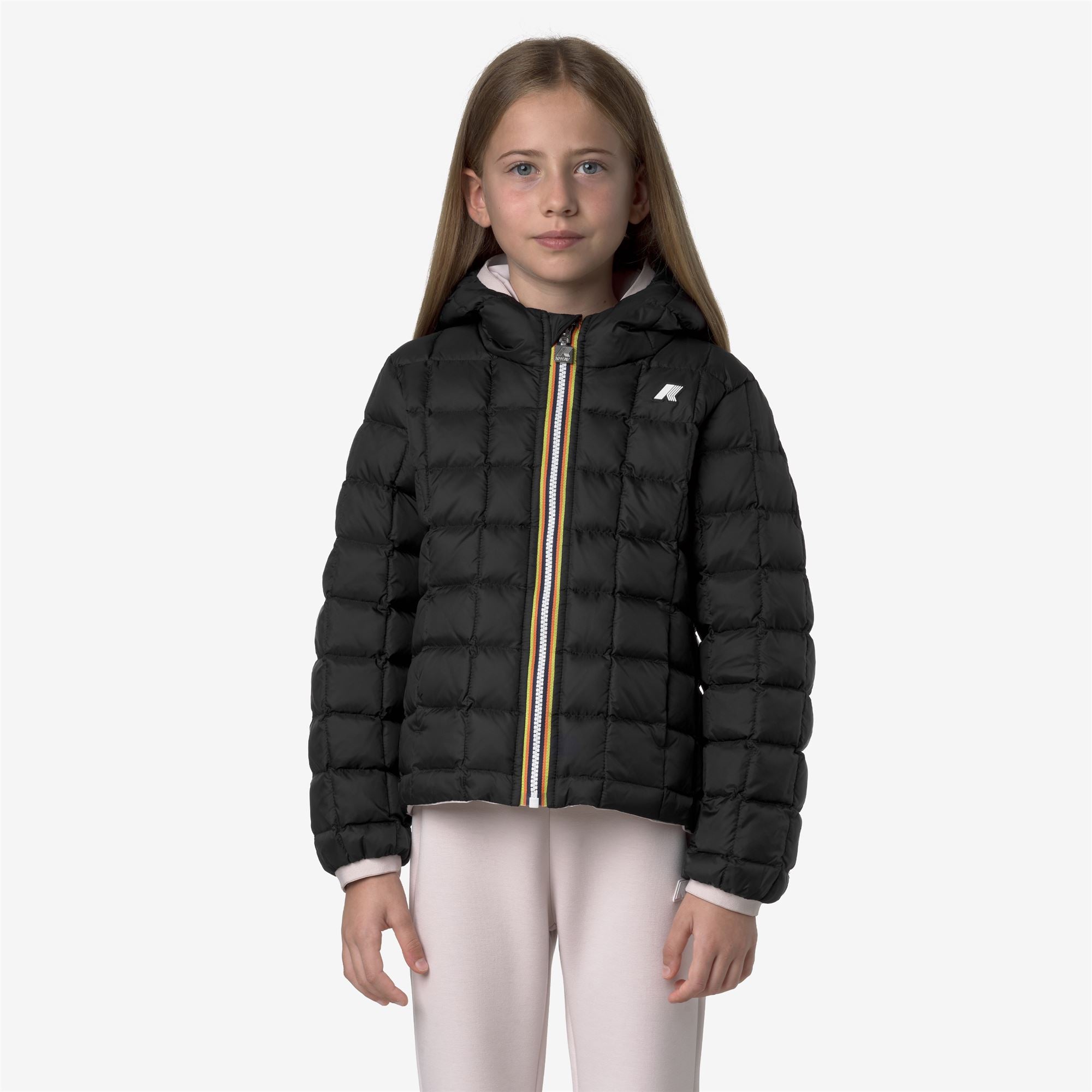 Jackets_GIRL_P. LILY ST THERMO DOUBLE_Short_Rose Hushed - Black Pure - Commercial 7
