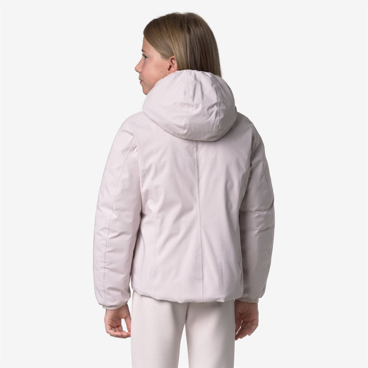 Giacca invernale reversibile isolante grigia per bambina 6