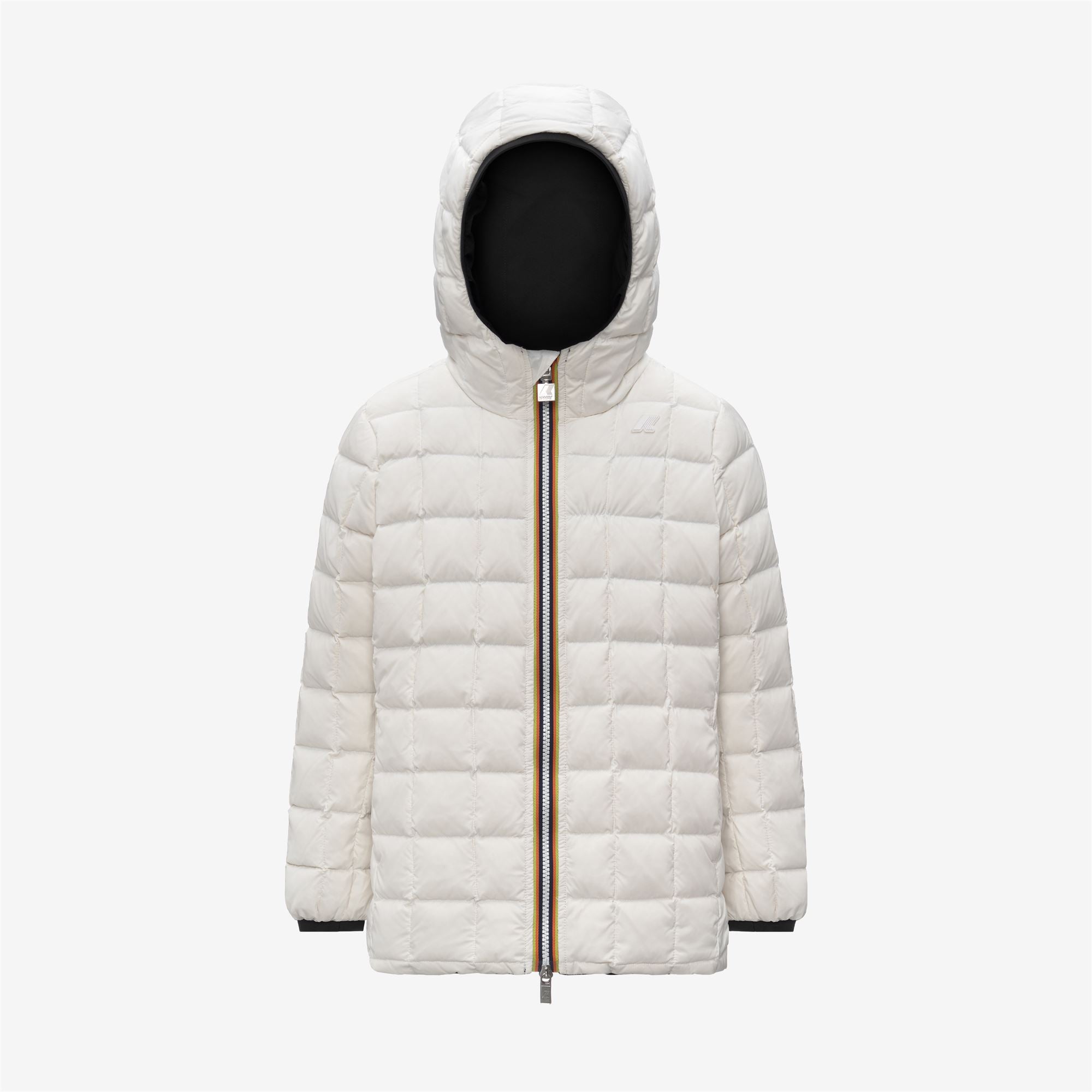 Jackets_GIRL_P. SOPHIE ST THERMO DOUBLE_Mid_Black Pure - White Gardenia - Commercial 2
