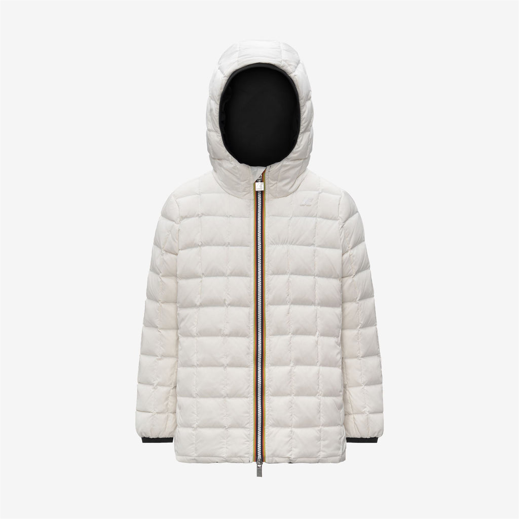Jackets_GIRL_P. SOPHIE ST THERMO DOUBLE_Mid_Black Pure - White Gardenia - Commercial 2