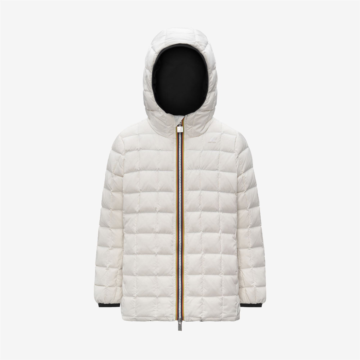 Jackets_GIRL_P. SOPHIE ST THERMO DOUBLE_Mid_Black Pure - White Gardenia - Commercial 2