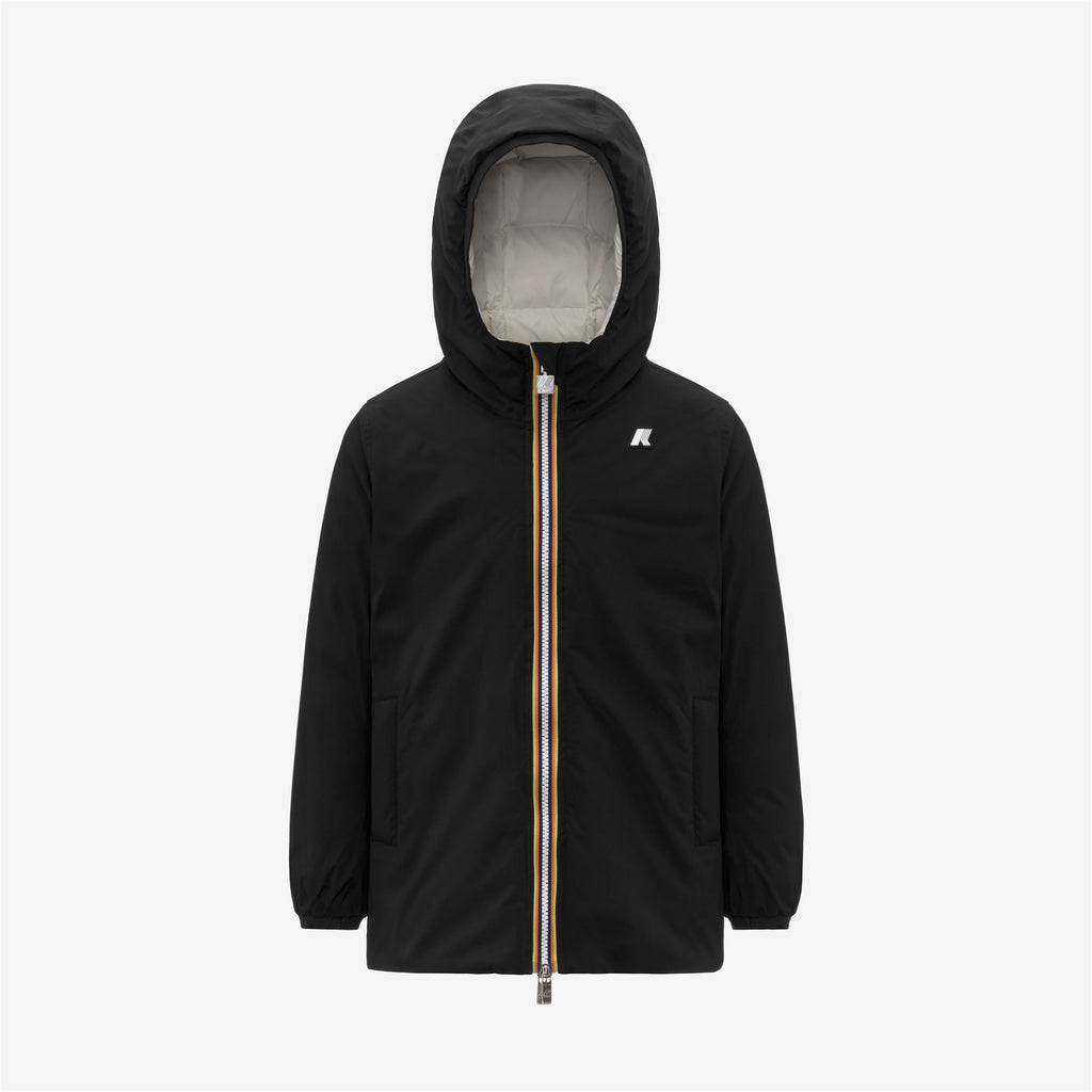 Jackets_GIRL_P. SOPHIE ST THERMO DOUBLE_Mid_Black Pure - White Gardenia - Commercial 1