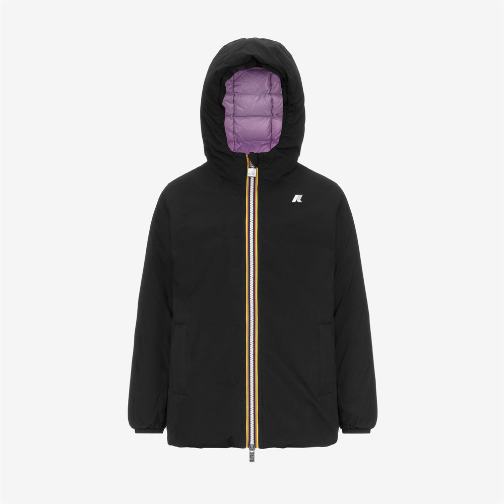 k way SOPHIE ST THERMO REVERSIBLE BLACK PURE-VIOLET LT LILAC