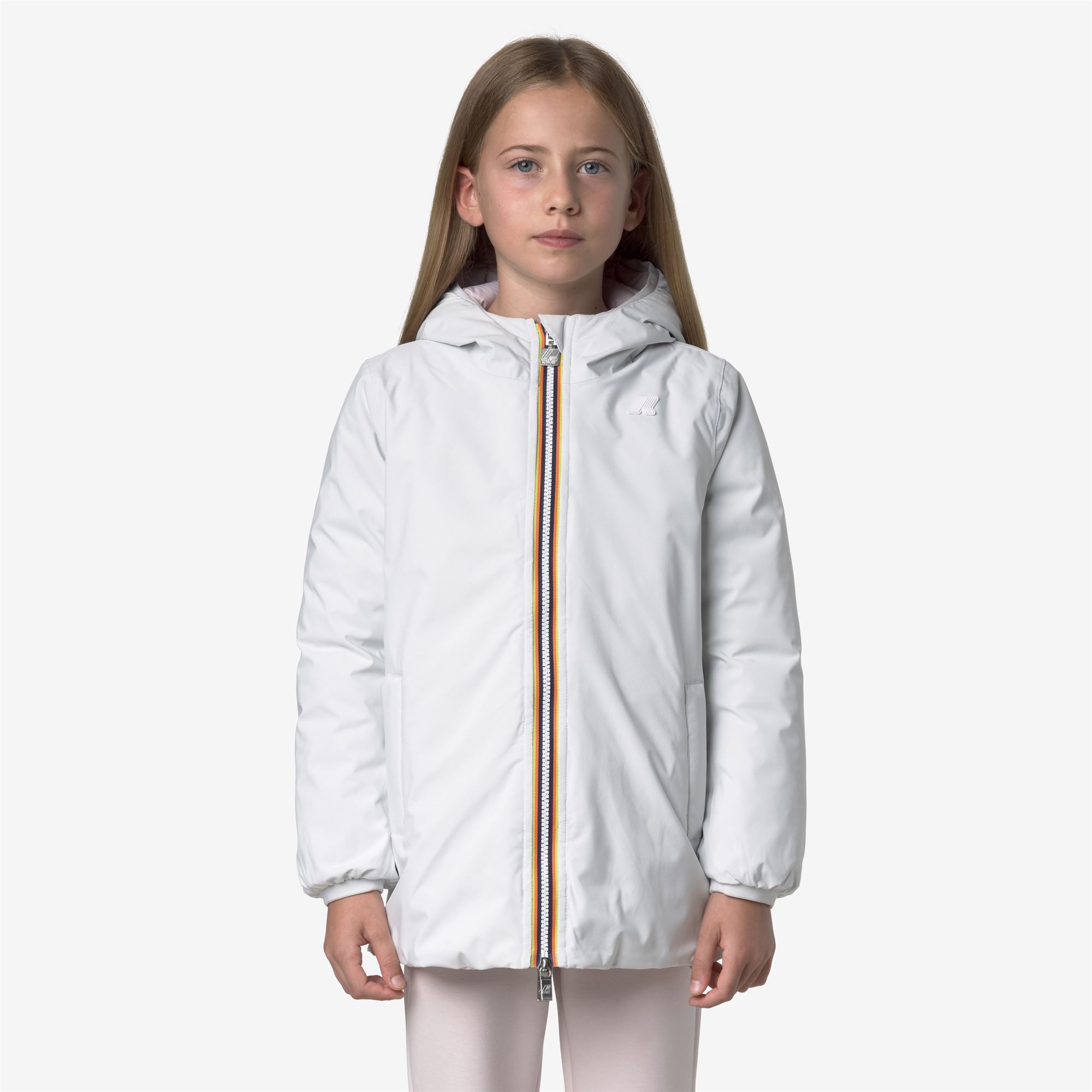 Jackets_GIRL_P. SOPHIE ST THERMO DOUBLE_Mid_White Gardenia - Rose Hushed - Commercial 4
