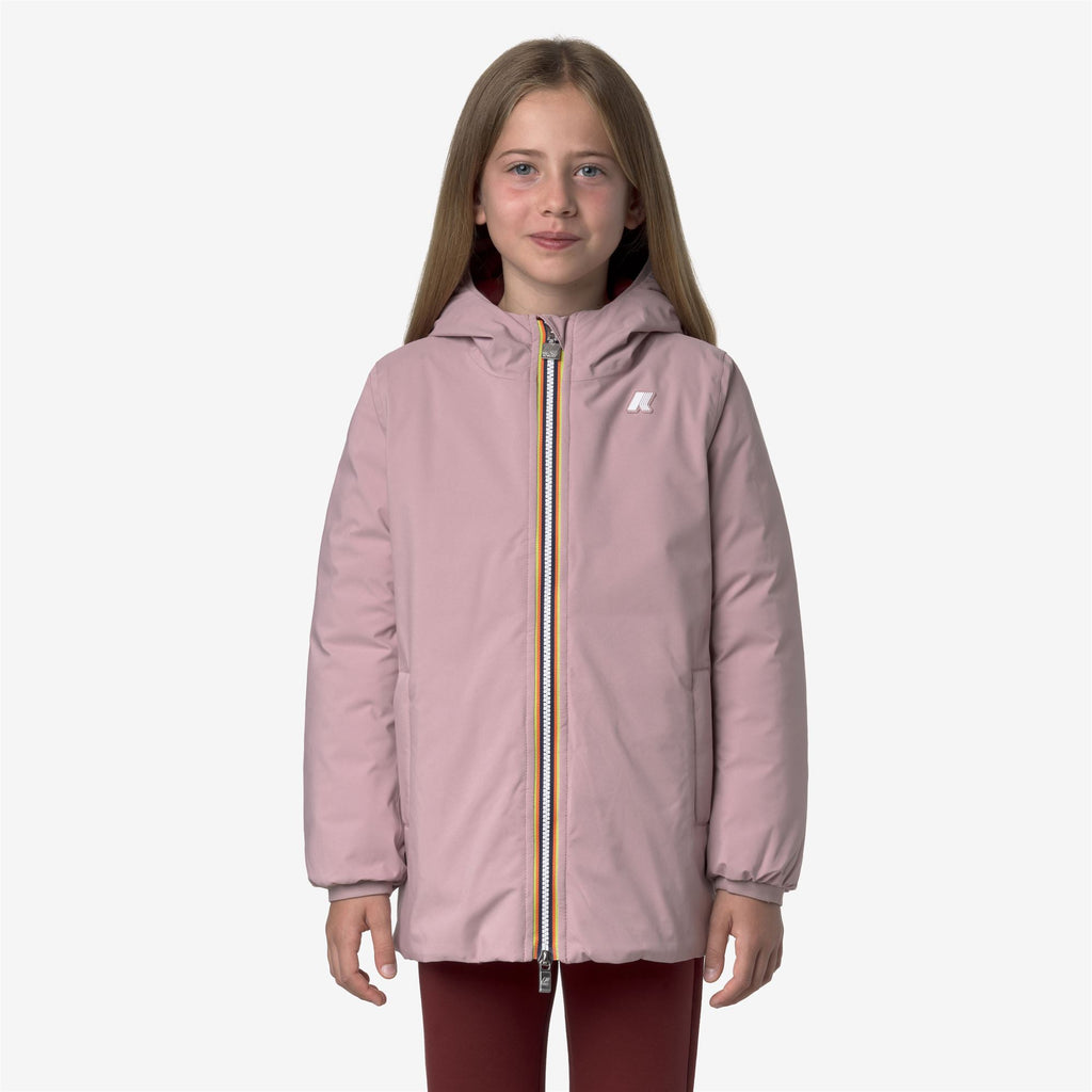 Jackets_GIRL_P. SOPHIE ST THERMO DOUBLE_Mid_Rose Pinkish - Red Syrah - Commercial 4