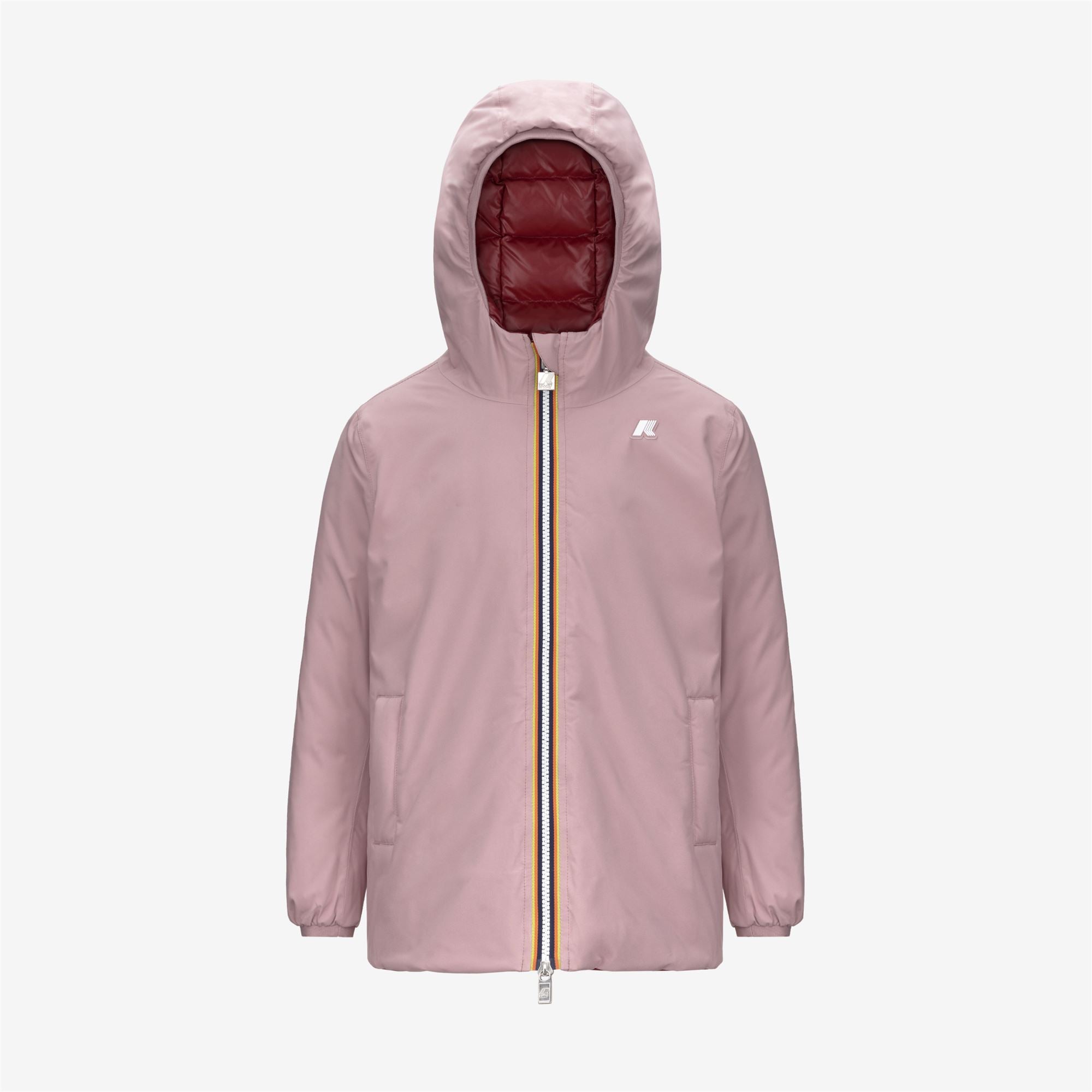 Jackets_GIRL_P. SOPHIE ST THERMO DOUBLE_Mid_Rose Pinkish - Red Syrah - Commercial 1