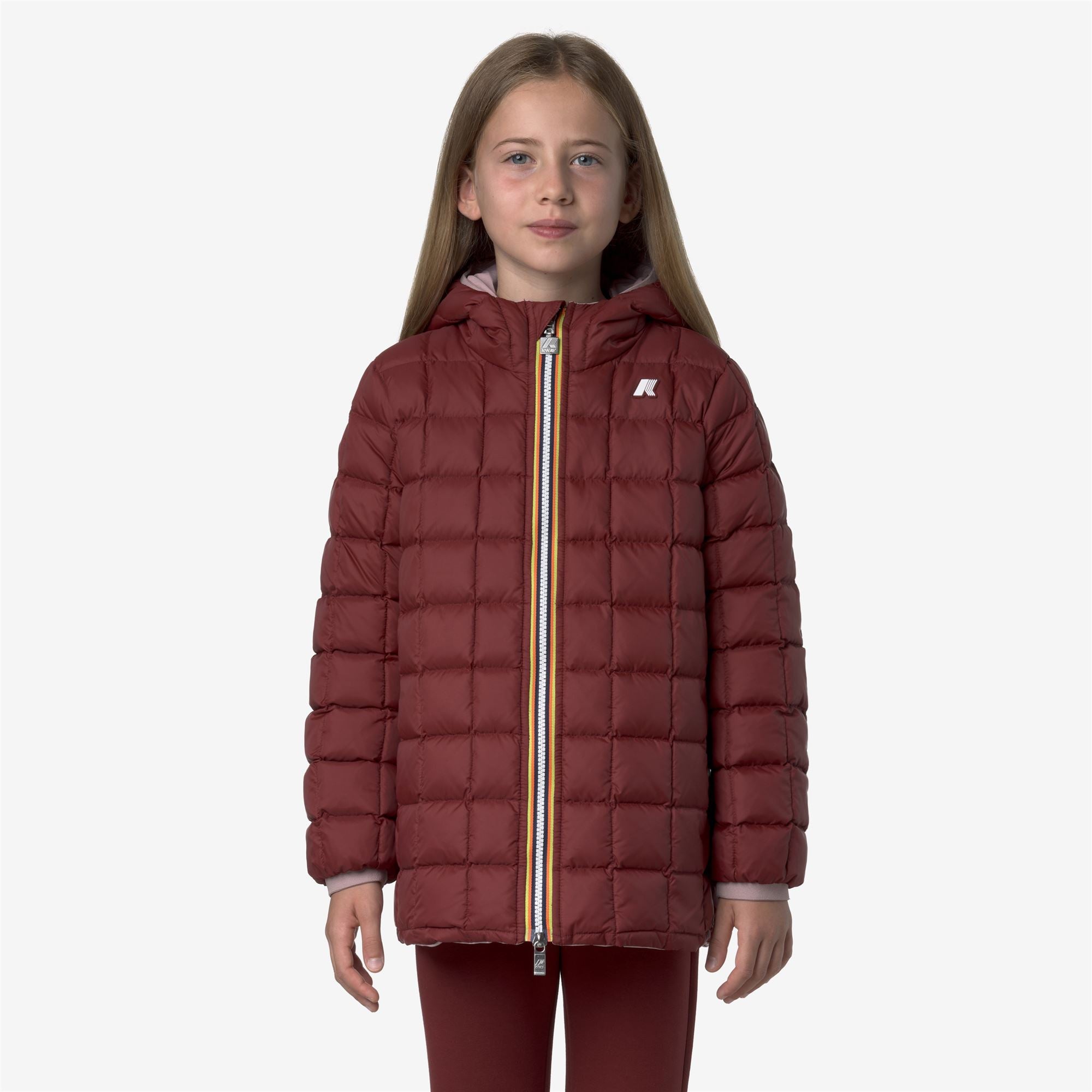 Jackets_GIRL_P. SOPHIE ST THERMO DOUBLE_Mid_Rose Pinkish - Red Syrah - Commercial 7