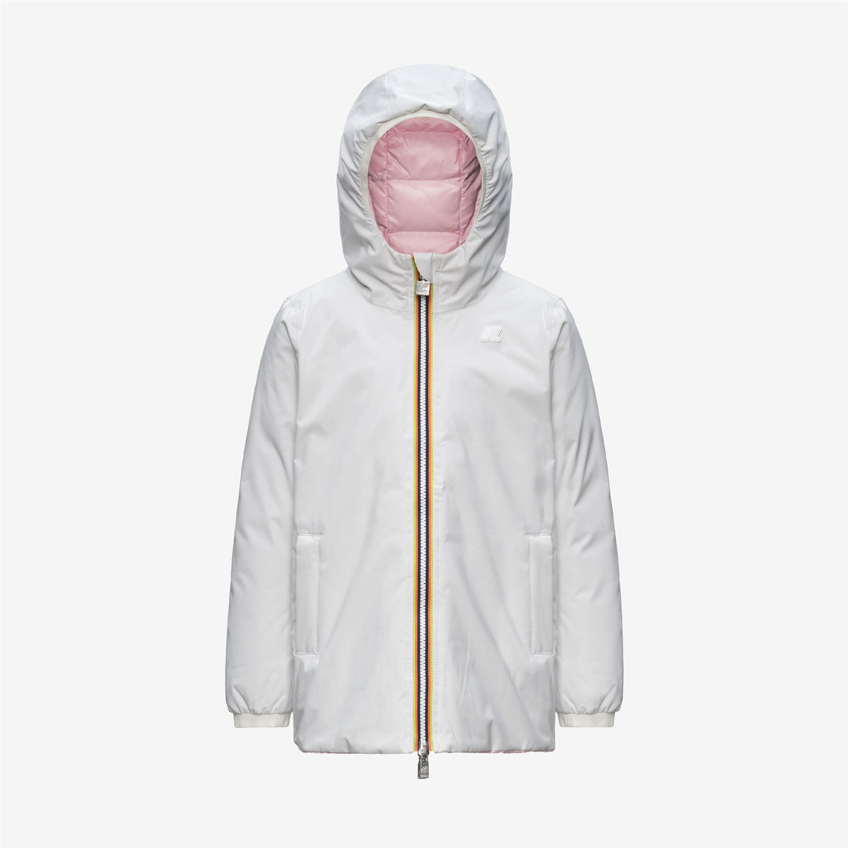 Jackets_GIRL_P. SOPHIE ST THERMO DOUBLE_Mid_White Natural - Pink Sallow - Commercial 1