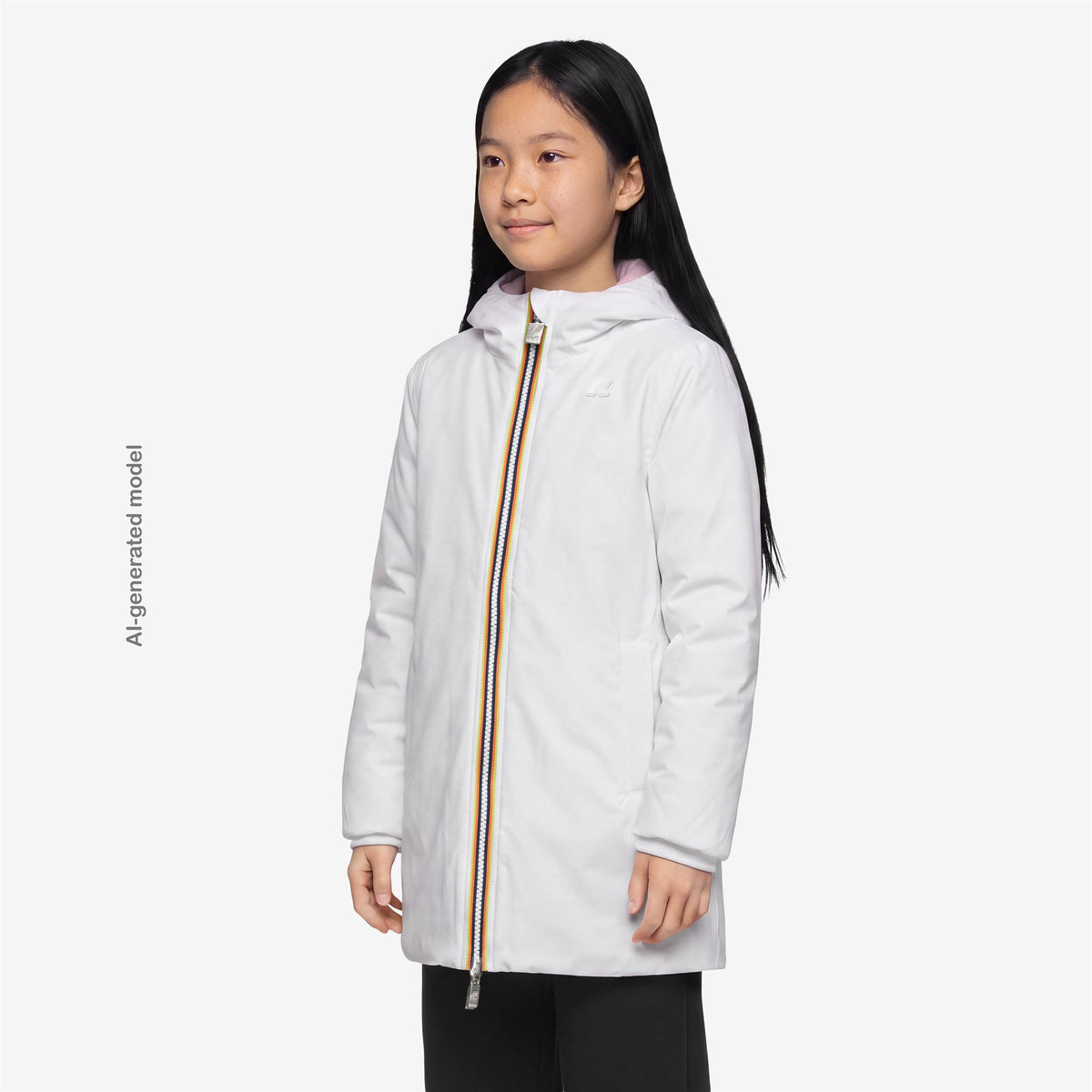 Jackets_GIRL_P. SOPHIE ST THERMO DOUBLE_Mid_White Natural - Pink Sallow - Commercial 5