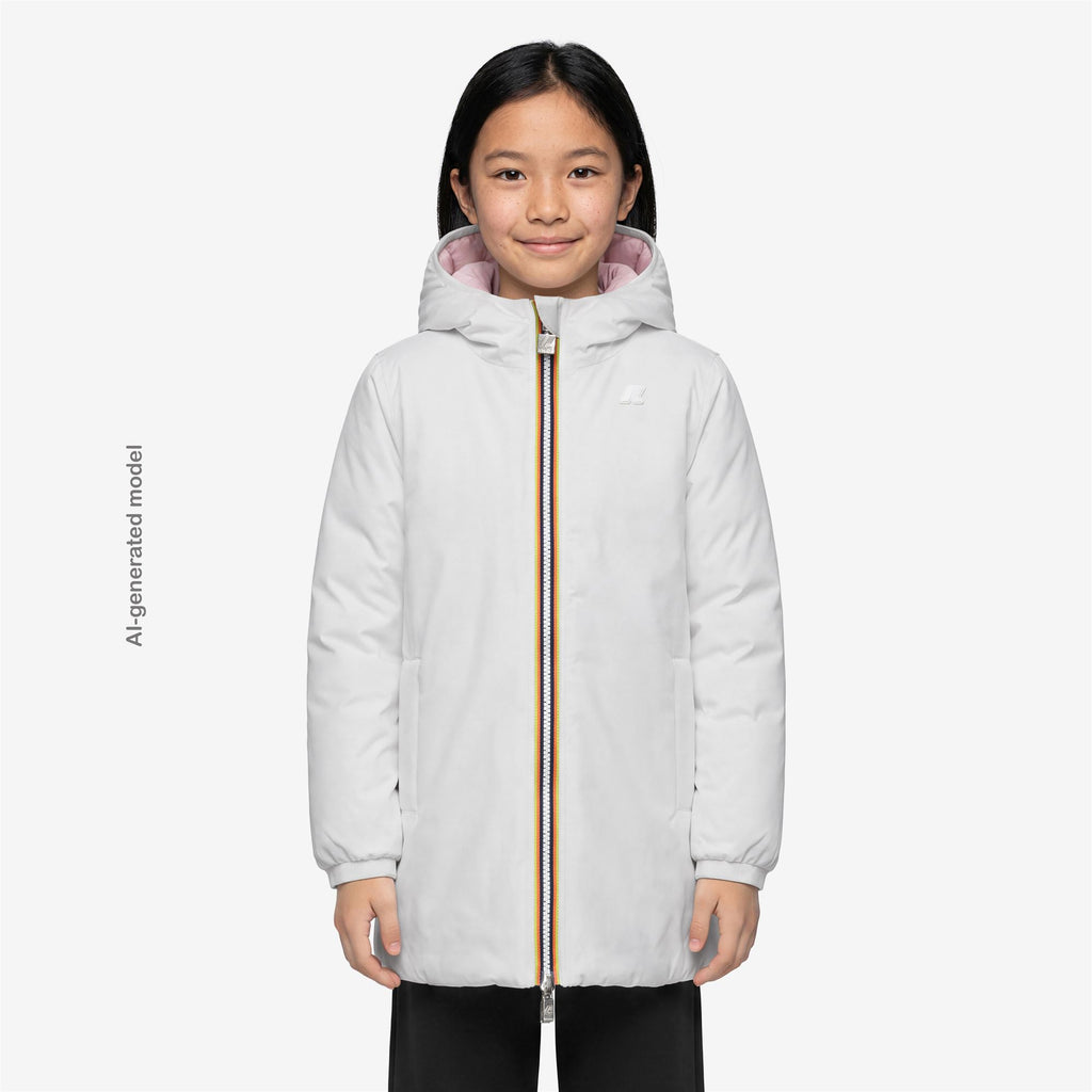 Jackets_GIRL_P. SOPHIE ST THERMO DOUBLE_Mid_White Natural - Pink Sallow - Commercial 4