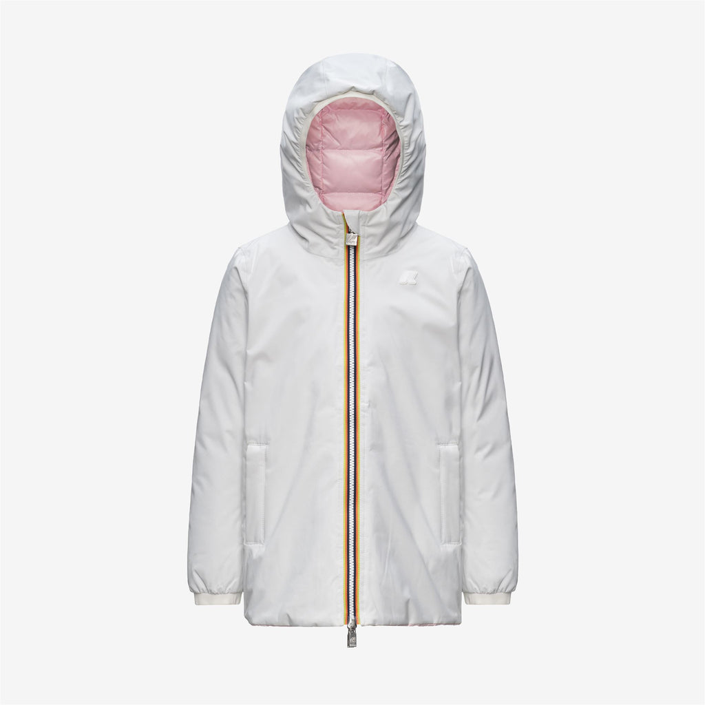 Jackets_GIRL_P. SOPHIE ST THERMO DOUBLE_Mid_White Natural - Pink Sallow - Commercial 1