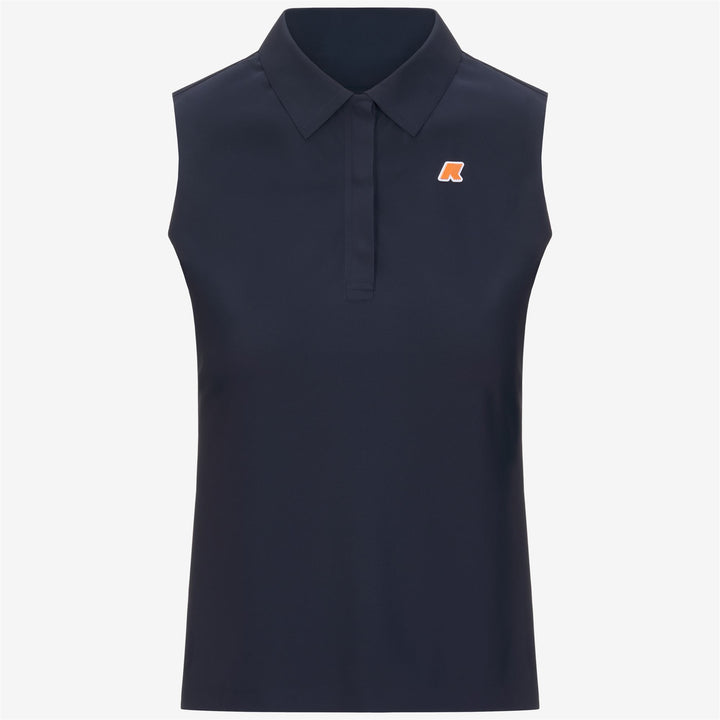 Polo da Golf Donna Blu Profondo per Prestazioni Attive 1