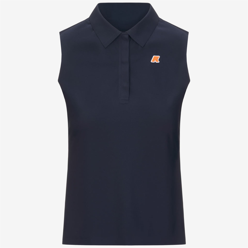 Active Jerseys_WOMAN_DIMPLE_Polo Shirt_Blue Depth - Commercial 1