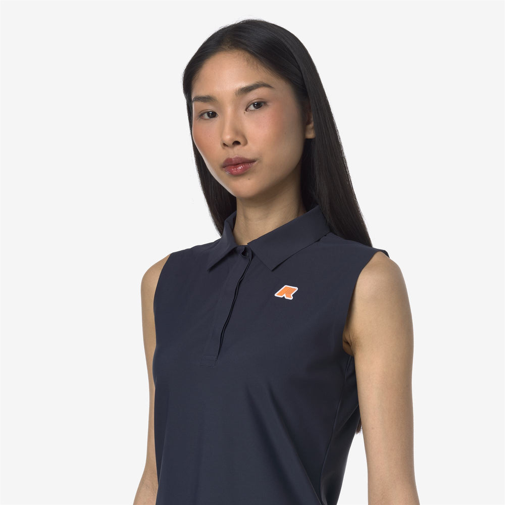Deep Blue Women's Golf Polo Shirt for Active Performance 02