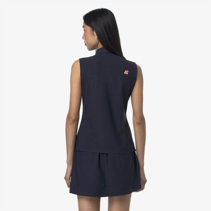 Polo da Golf Donna Blu Profondo per Prestazioni Attive 6