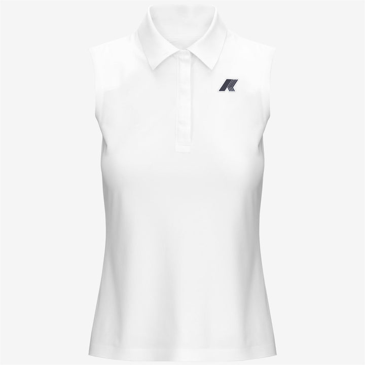 Bright White Women's Golf Polo Shirt with Stretch Fabric 1