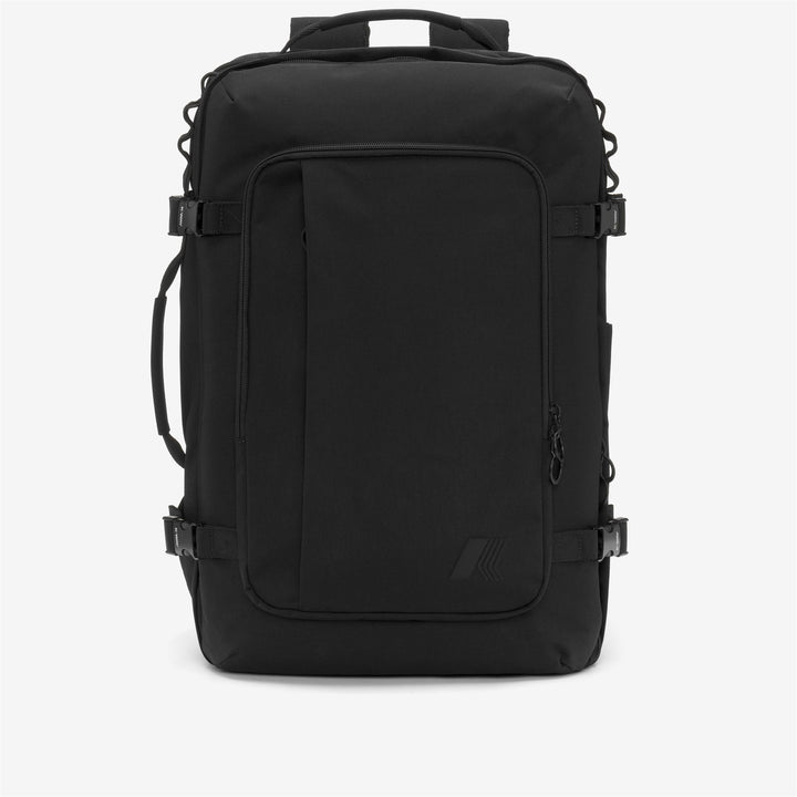 Zaino da viaggio unisex nero con custodia imbottita per laptop 1
