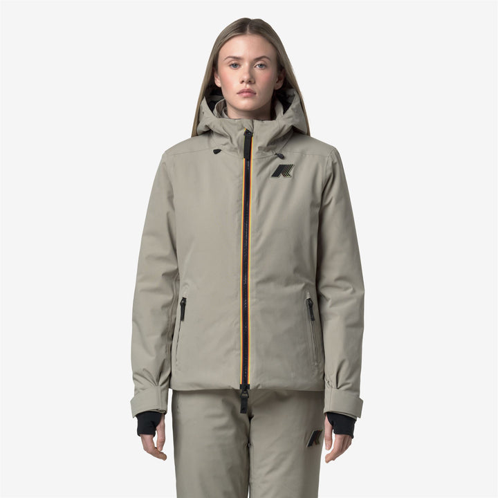 LABRESSE 2L TWILL - Jackets - Medio - Donna - GREEN OAK 5