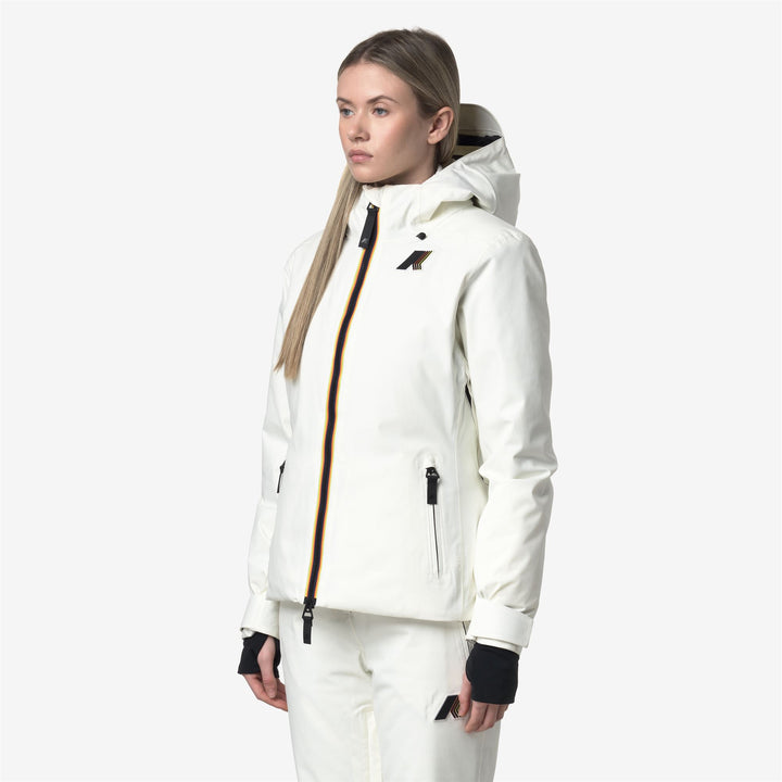 LABRESSE 2L TWILL Giacche Medio Donna White Gardenia 2