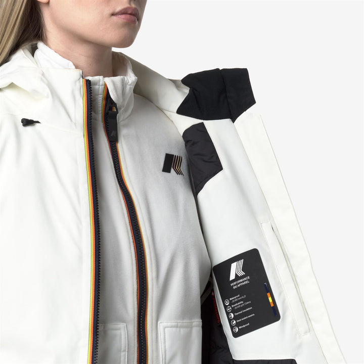 LABRESSE 2L TWILL - Jackets - Medio - Donna - WHITE GARDENIA 3