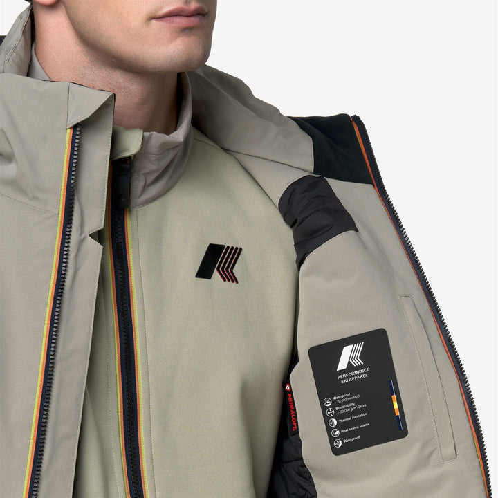 LESARCS 2L TWILL - Jackets - Mid - Man - GREEN OAK 3