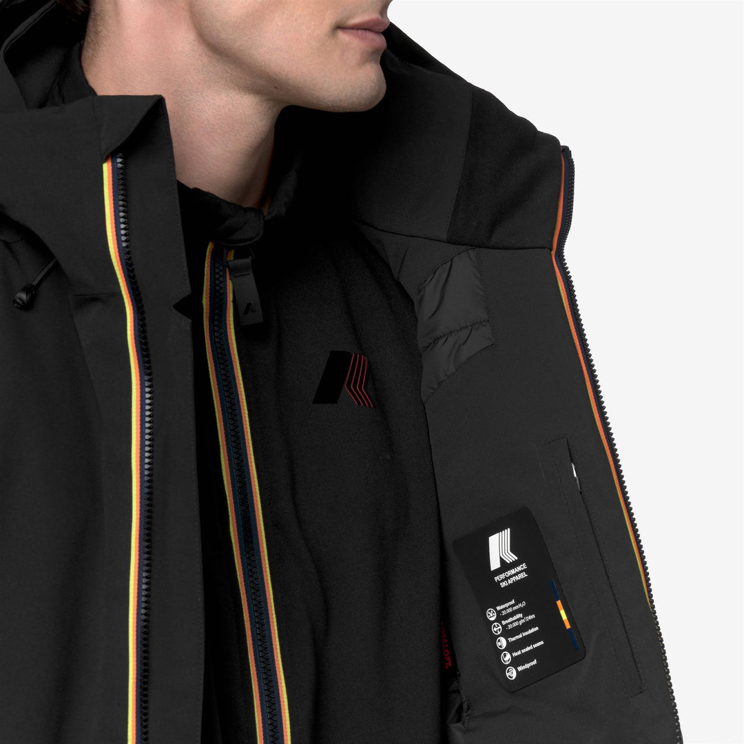 LESARCS 2L TWILL - Jackets - Mid - Man - BLACK PURE main