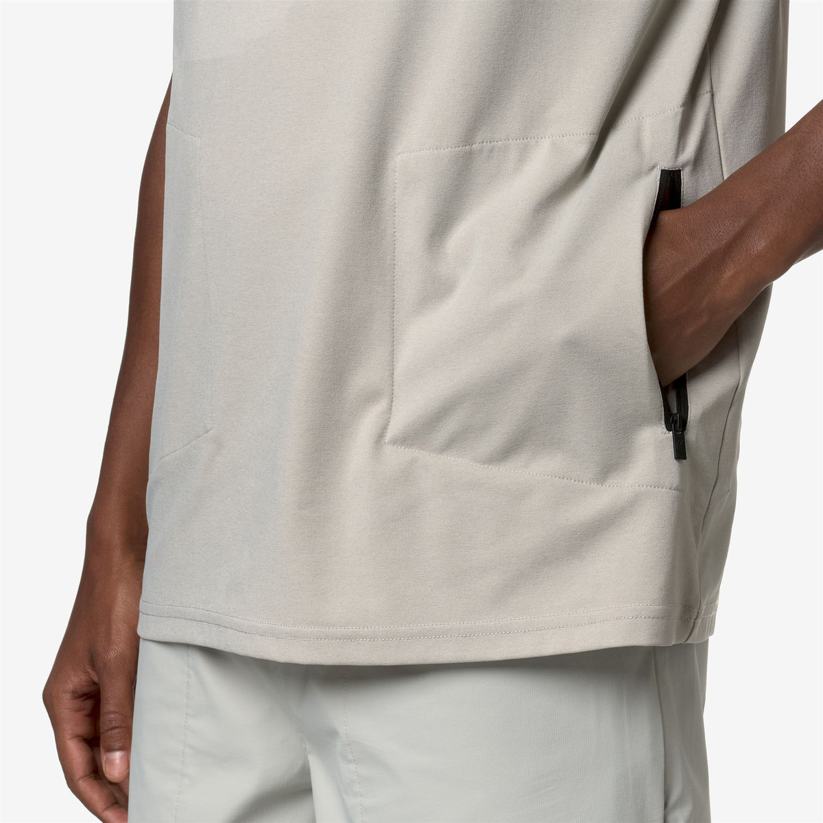 T-Shirts & Top_UNISEX_SERIL LF_T-Shirt_BEIGE LT - Commercial 7