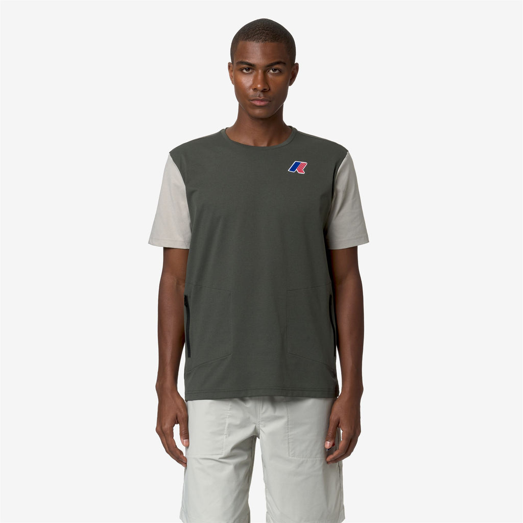T-Shirts & Top_UNISEX_SERIL LF_T-Shirt_Green B-Beige L - Commercial 4