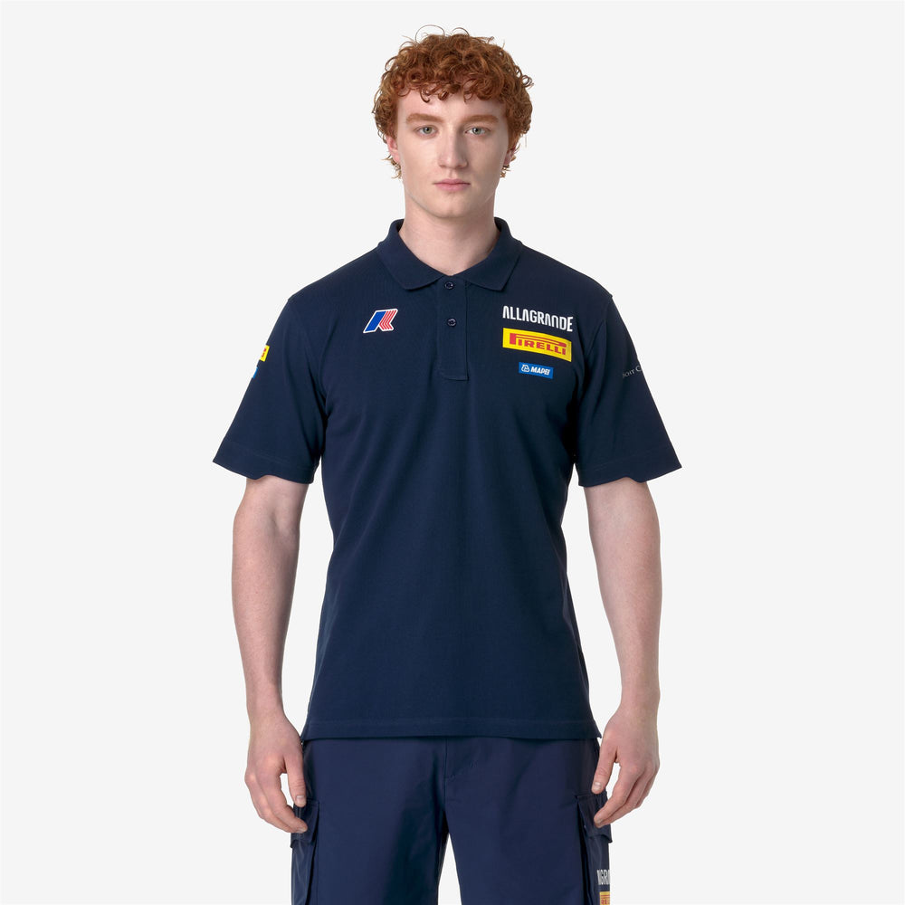 Polo Unisex Azul para Navegar con Diseño Inspirado en el Océano 02