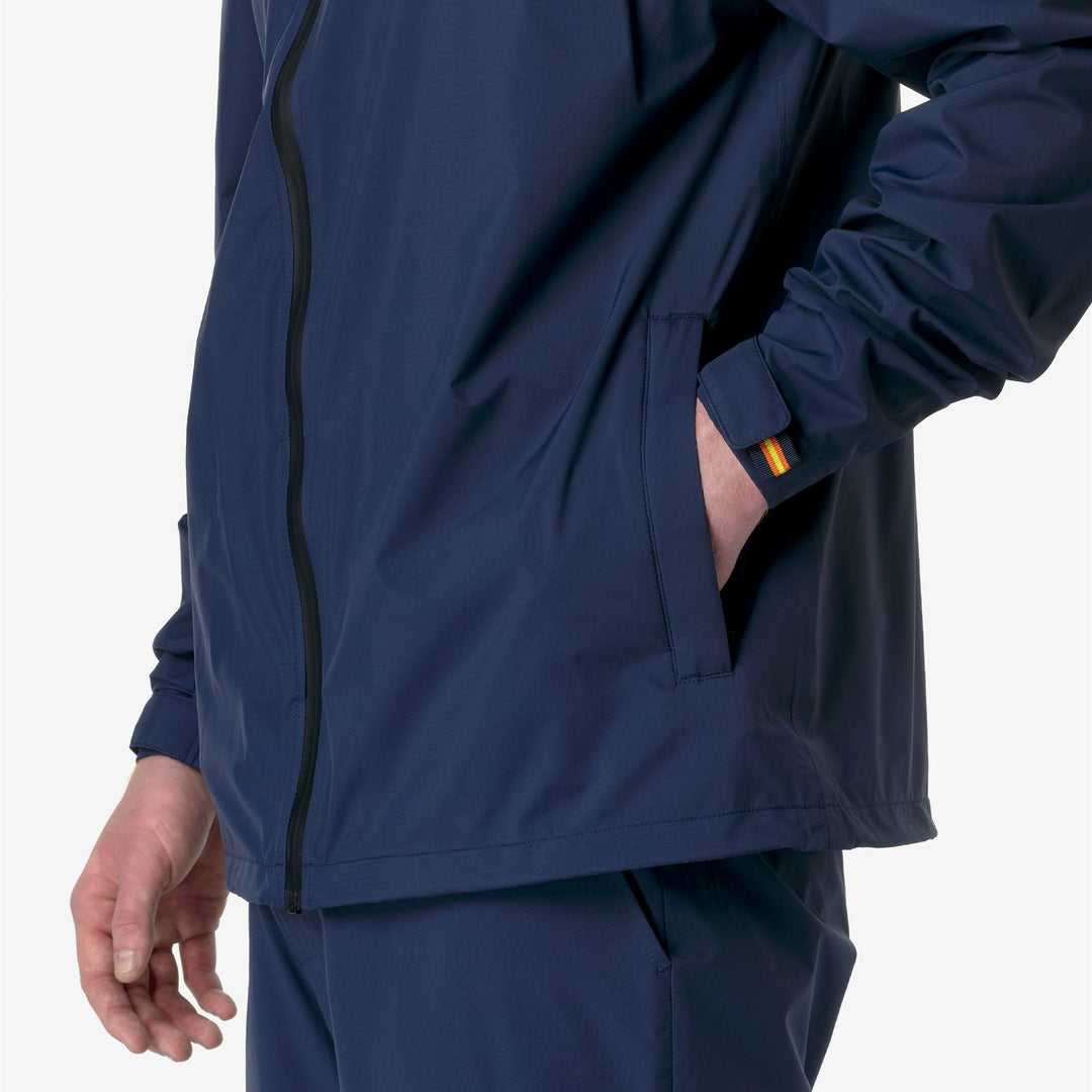 Jackets Unisex CHARMEL ALLAGRANDE Mid BLUE DRESS Detail Double				