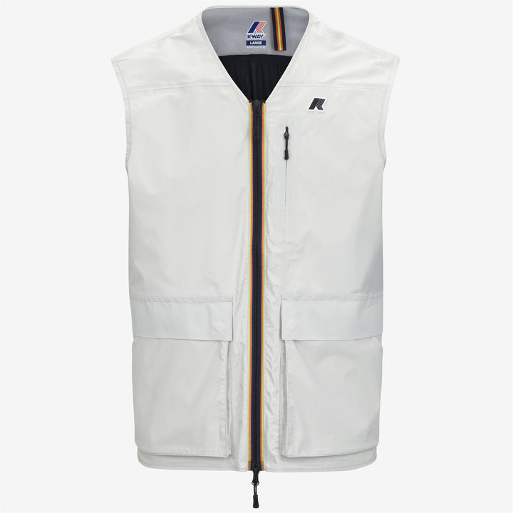 Beige Grey Unisex Outdoor Hiking Vest with Breathable Fabric 1